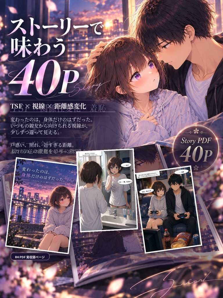 【公開記念セール】親友だったはずの僕が、彼の視線を意識してしまうまで【TSF CG集】