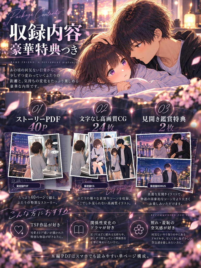 【公開記念セール】親友だったはずの僕が、彼の視線を意識してしまうまで【TSF CG集】