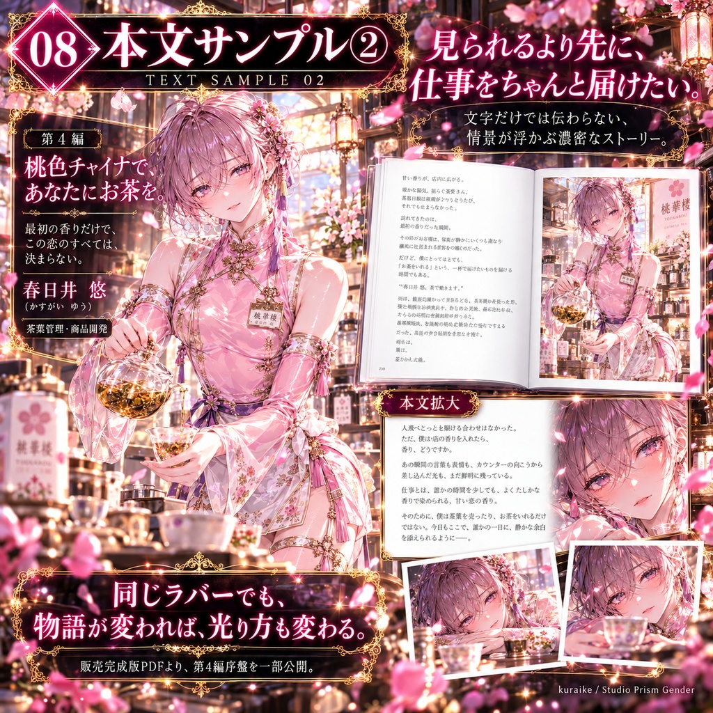 ラバー制服で、僕は人前に立つ ―七人の男の娘と、見られる仕事―【全7編・オムニバス小説】