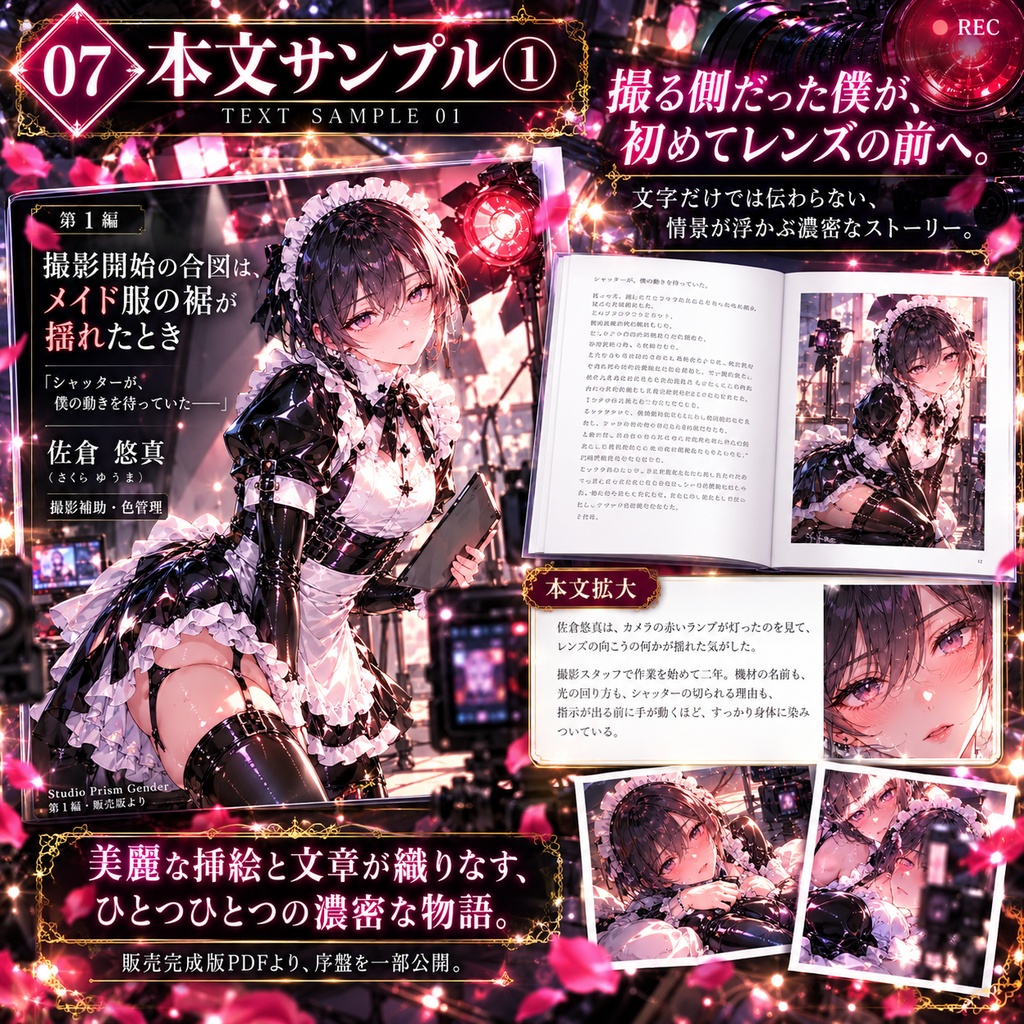 ラバー制服で、僕は人前に立つ ―七人の男の娘と、見られる仕事―【全7編・オムニバス小説】