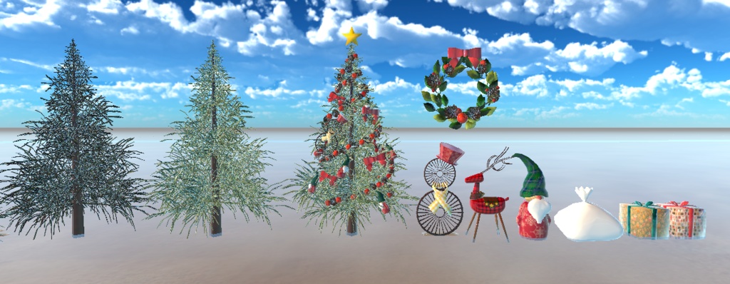 パーティーグッズとクリスマスセット