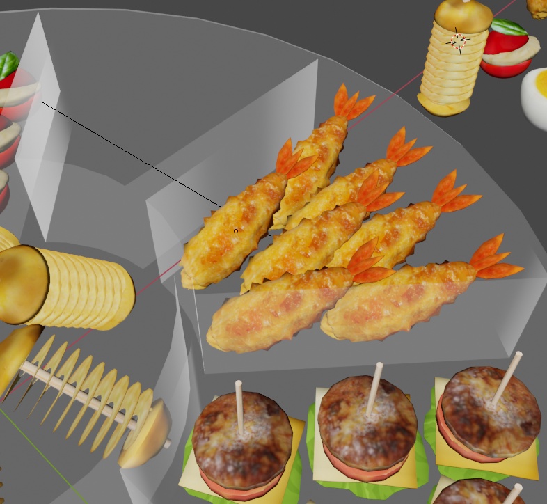 【VRChat想定】オードブルで家族ごっこ