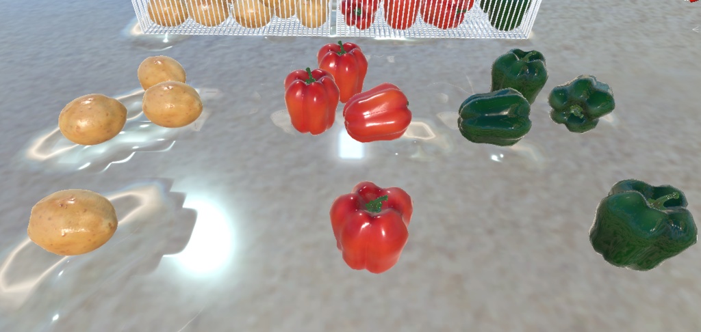 野菜&パスタ+ウッドボード&宅配物(17点)