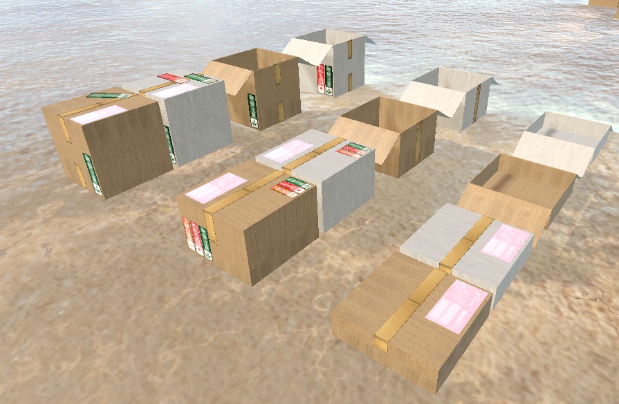 あつまれダンボールの山(25点)