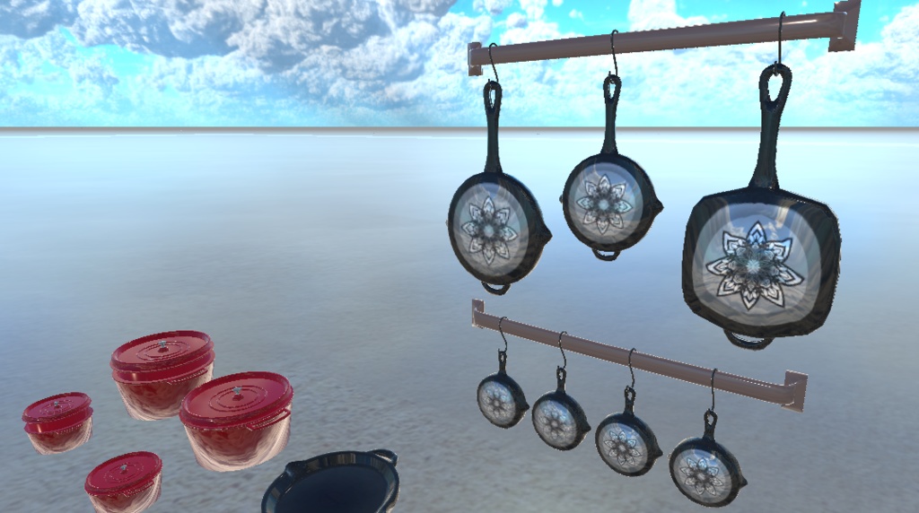 【VRC想定】レトロキッチン(42点)