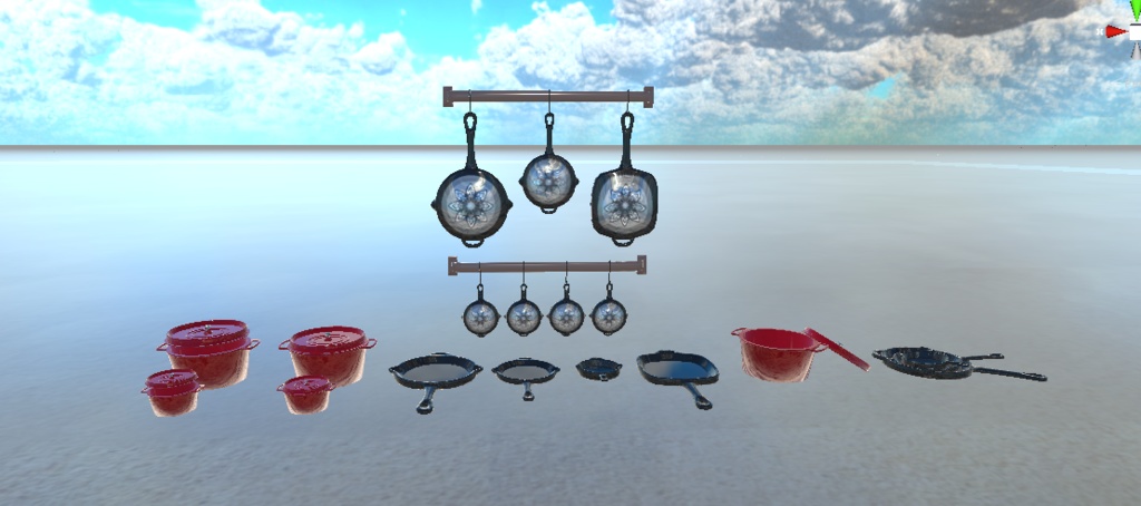 【VRC想定】レトロキッチン(42点)