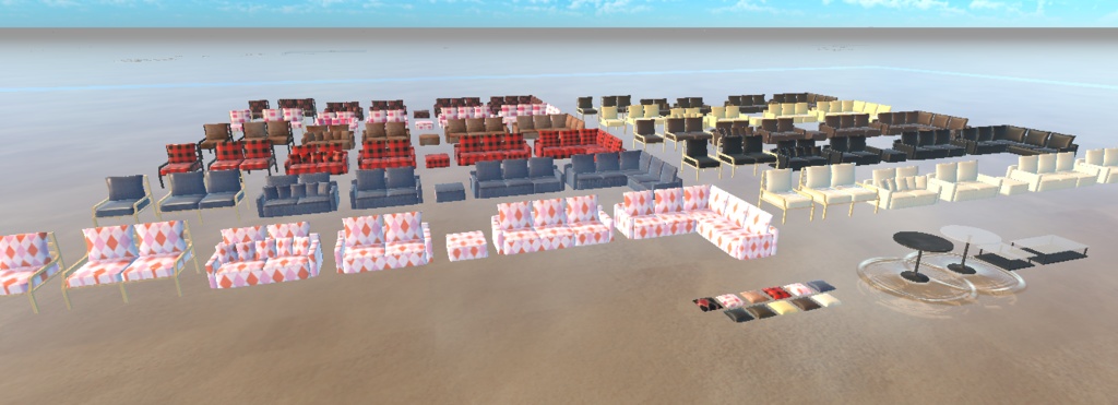 たくさん作りすぎたソファ(92点)