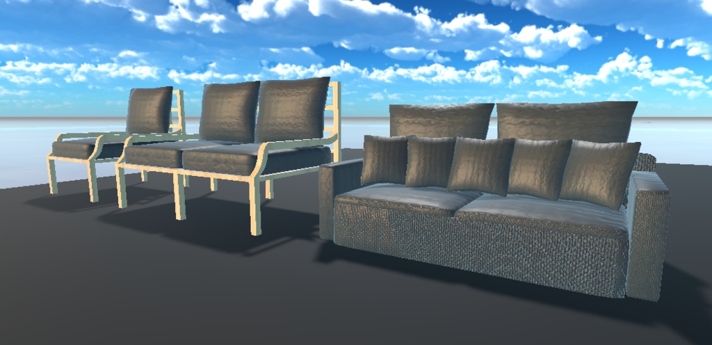 たくさん作りすぎたソファ(92点)