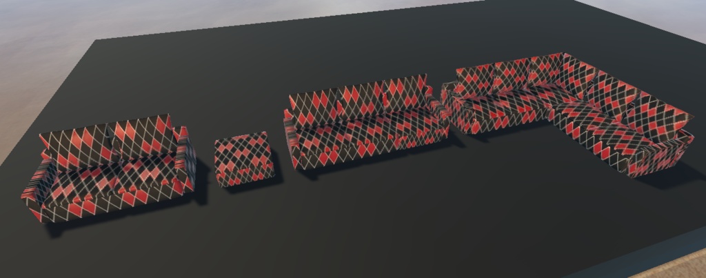 たくさん作りすぎたソファ(92点)