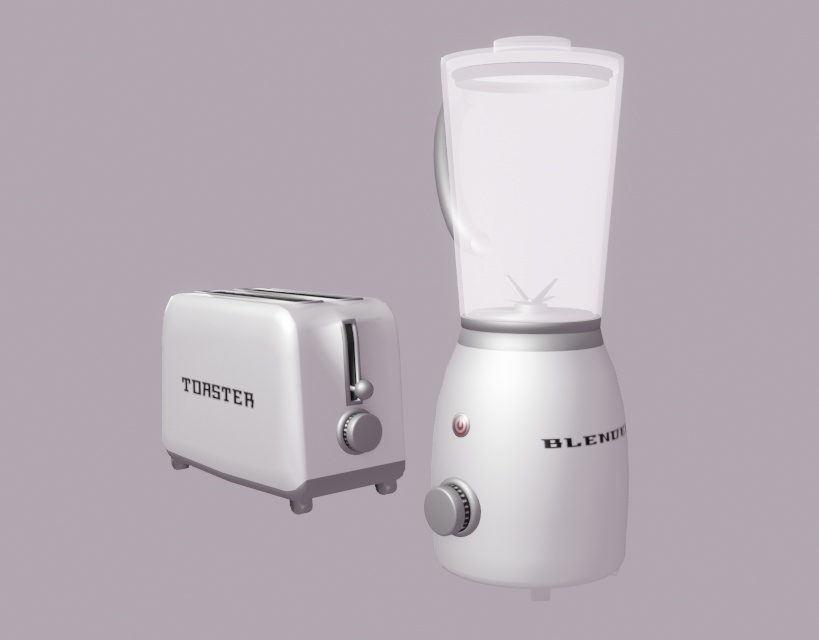 【VRChat想定】レトロな調理道具