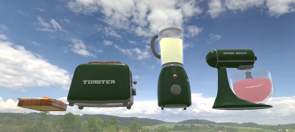 【VRChat想定】レトロな調理道具