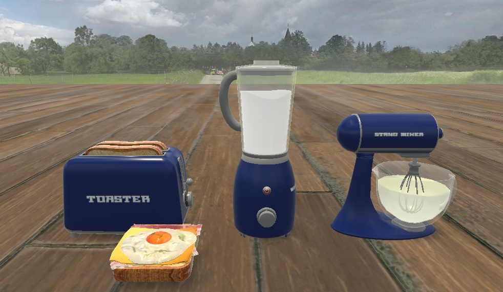 【VRChat想定】レトロな調理道具