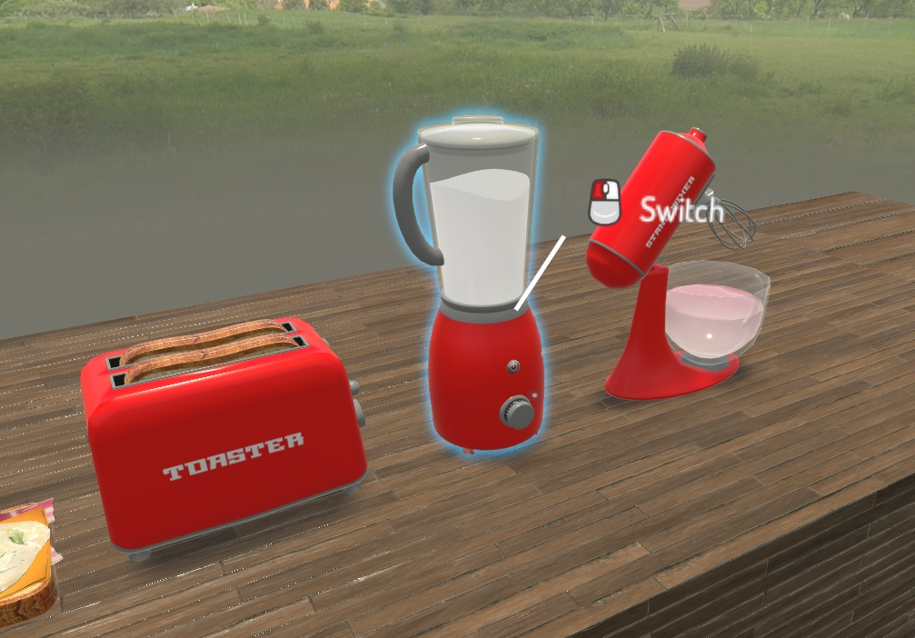 【VRChat想定】レトロな調理道具