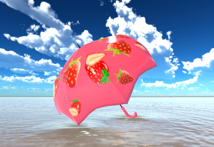 【VRChat想定】雨が降ってなくてもイイ傘(12点)