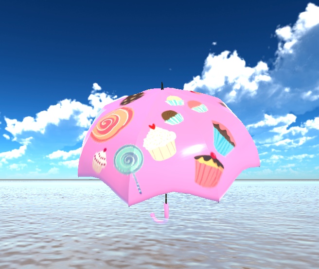 【VRChat想定】雨が降ってなくてもイイ傘(12点)