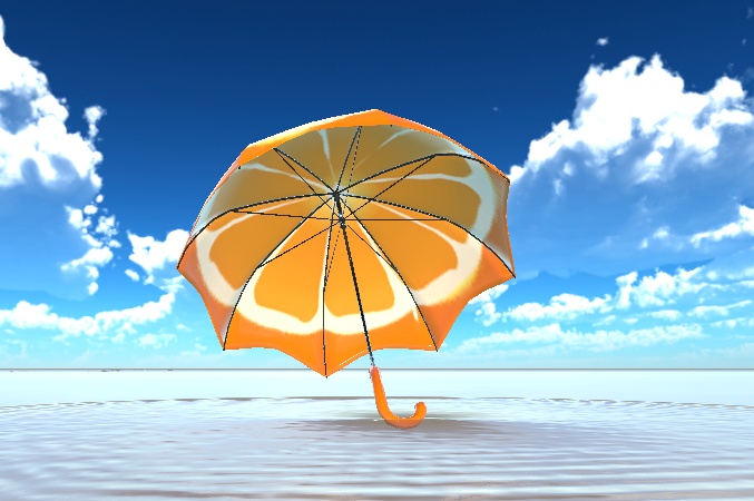 【VRChat想定】雨が降ってなくてもイイ傘(12点)