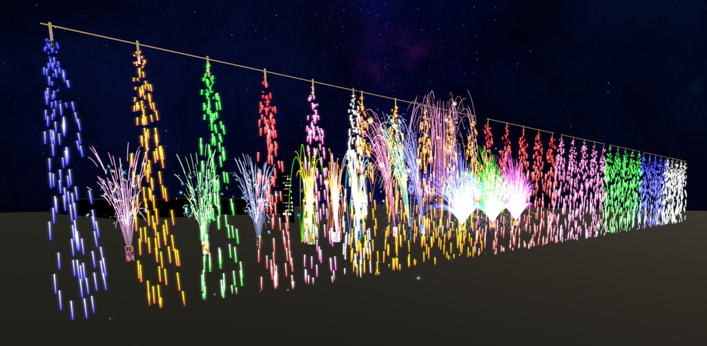 【VRChat想定】大人買い花火(30点)
