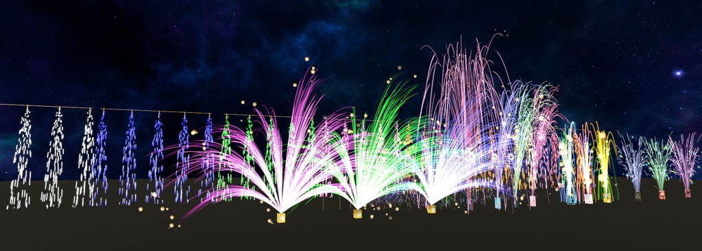 【VRChat想定】大人買い花火(30点)