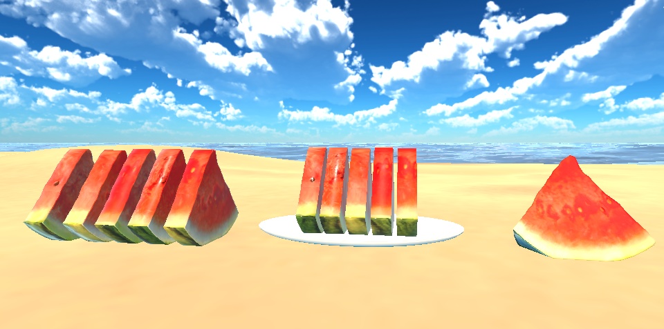 【VRChat想定】スイカ割りセット(20点)