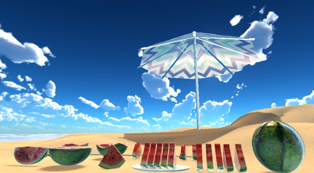 【VRChat想定】スイカ割りセット(20点)