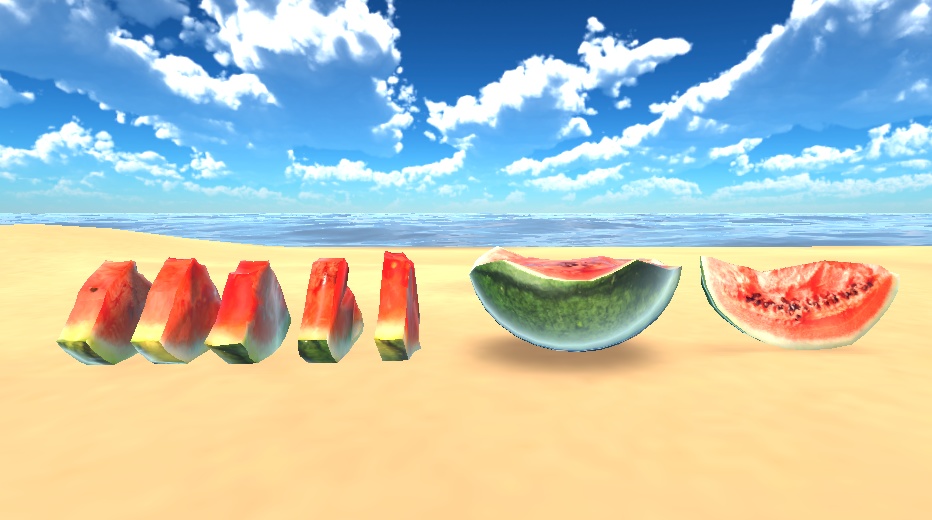 【VRChat想定】スイカ割りセット(20点)