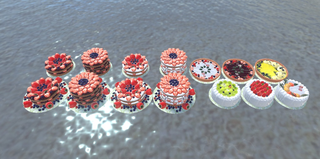 ケーキ屋さんのケーキ(15点)