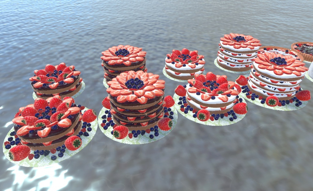 ケーキ屋さんのケーキ(15点)