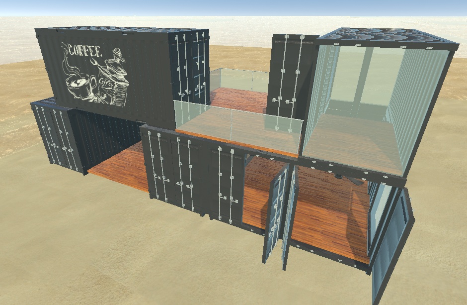 コンテナとコンテナハウス(17点)