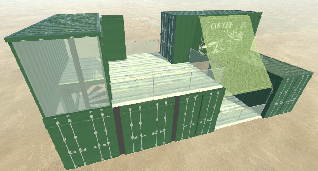 コンテナとコンテナハウス(17点)