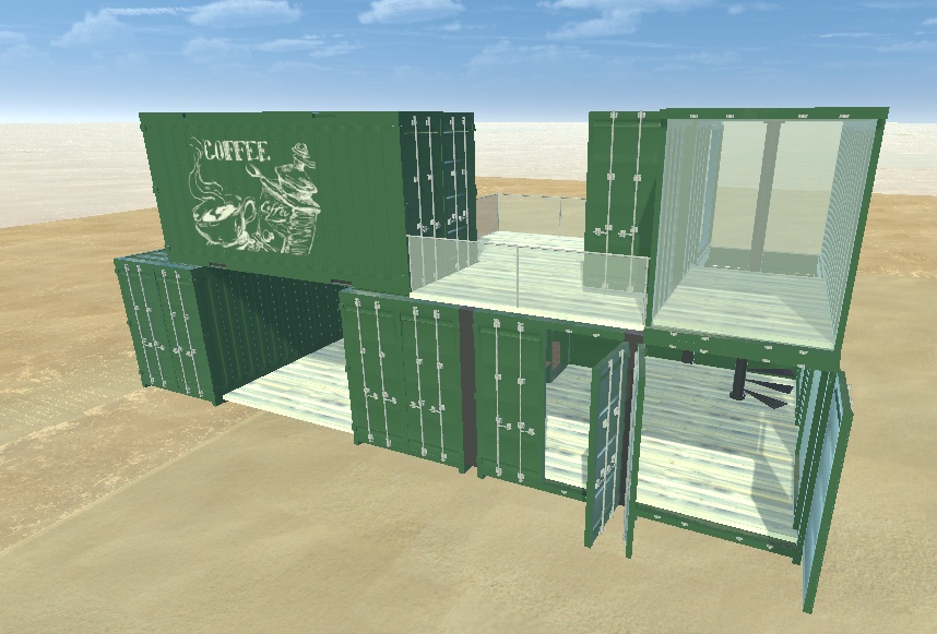 コンテナとコンテナハウス(17点)