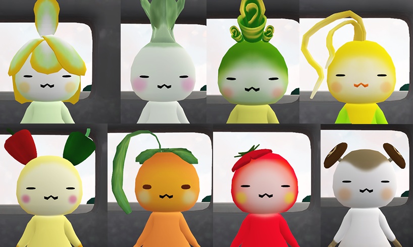 イカさん家のお野菜さんズ