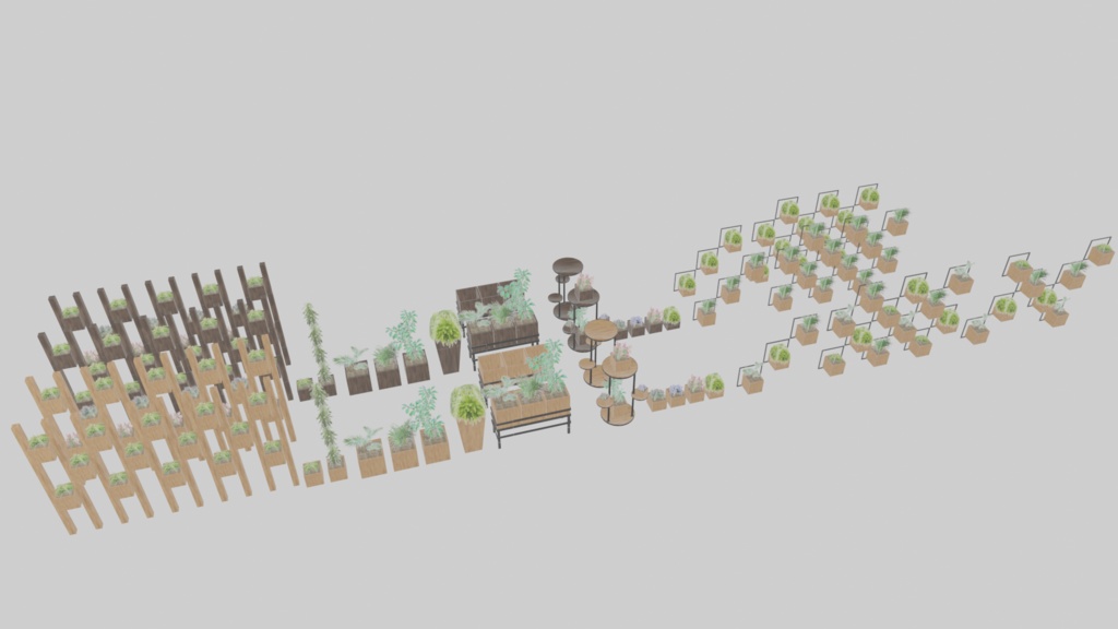 グリーンインテリアセット(39点)