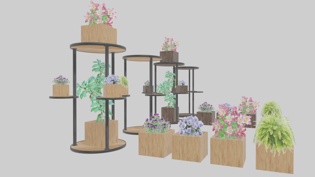 グリーンインテリアセット(39点)