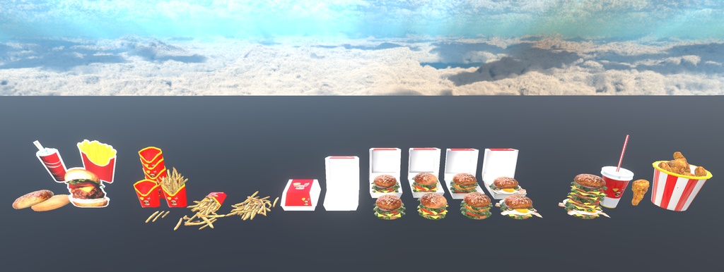 ハンバーガー屋さんごっこ(24点)