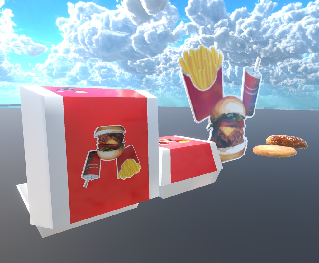 ハンバーガー屋さんごっこ(24点)