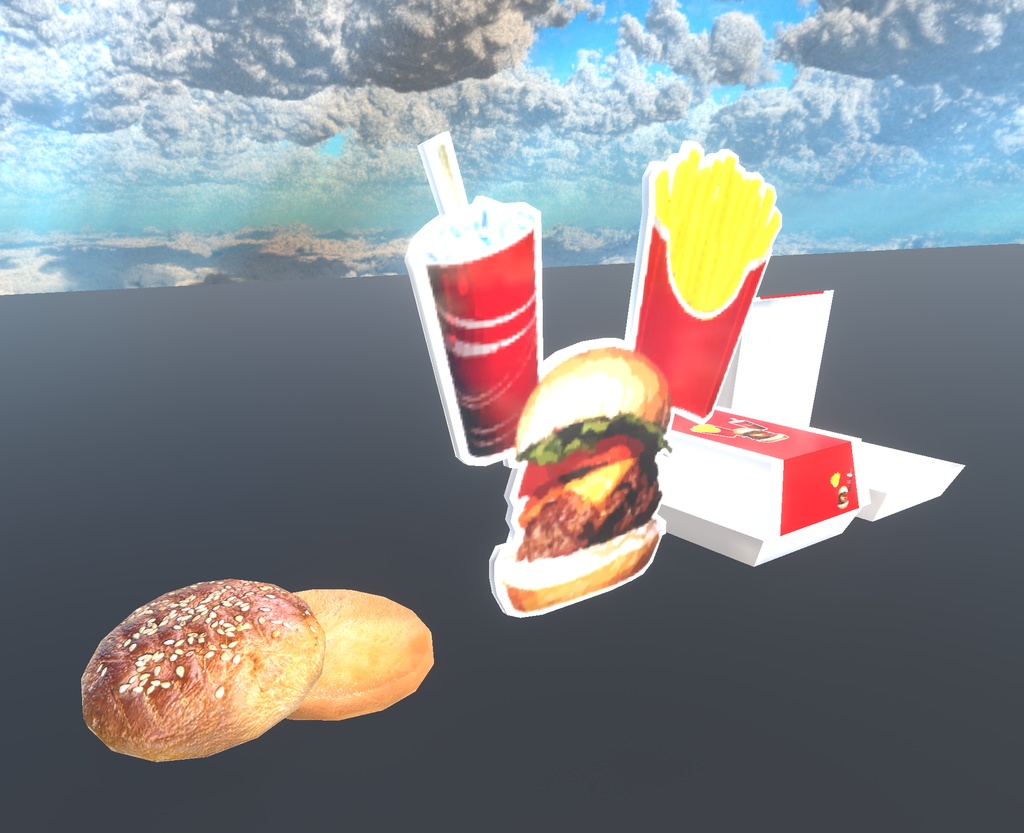 ハンバーガー屋さんごっこ(24点)