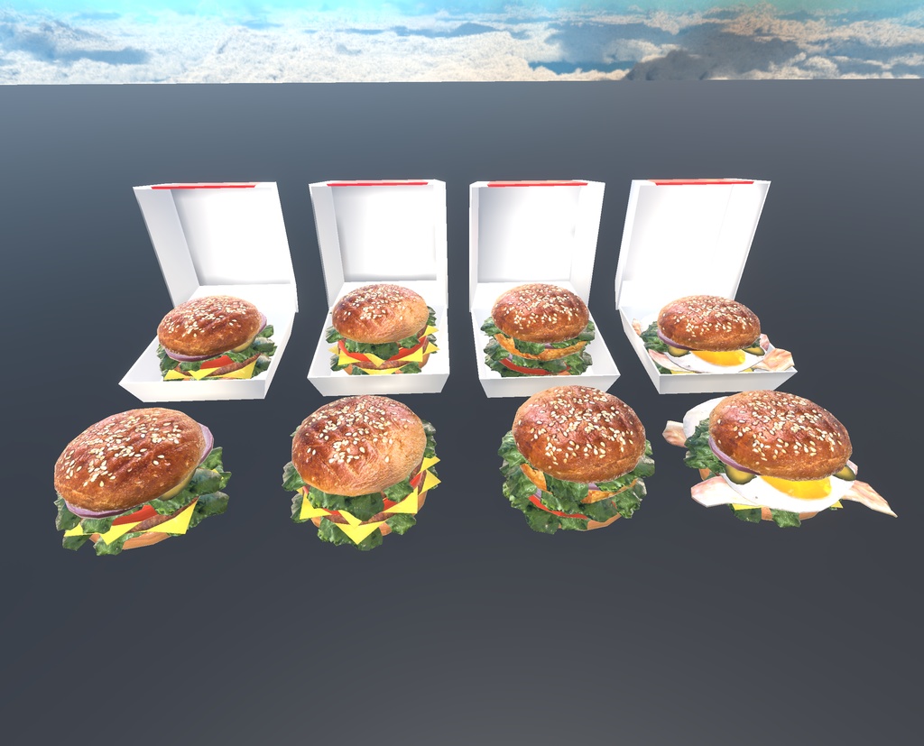 ハンバーガー屋さんごっこ(24点)