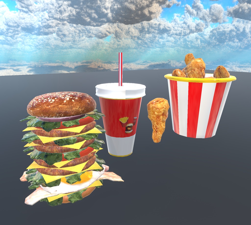 ハンバーガー屋さんごっこ(24点)