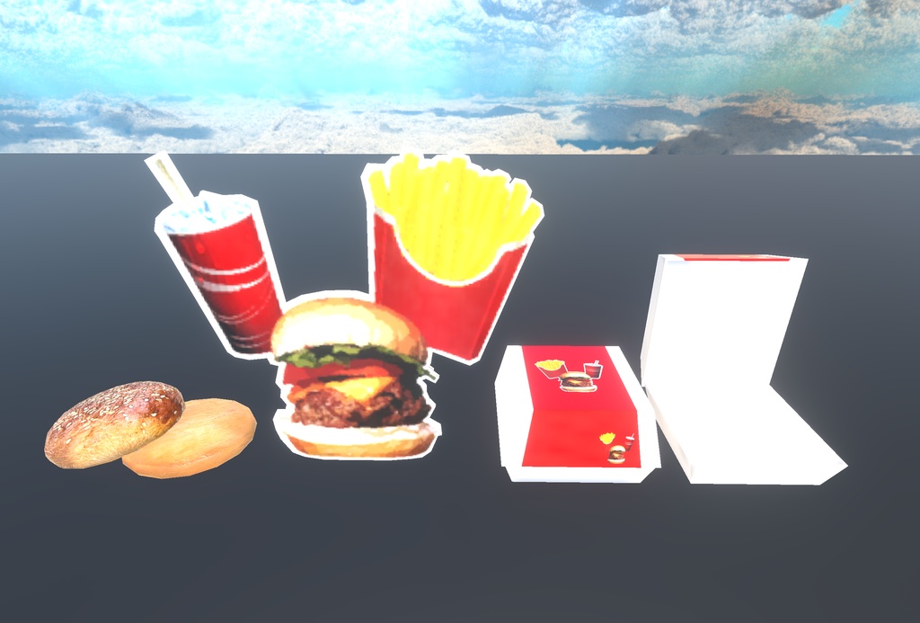 ハンバーガー屋さんごっこ(24点)