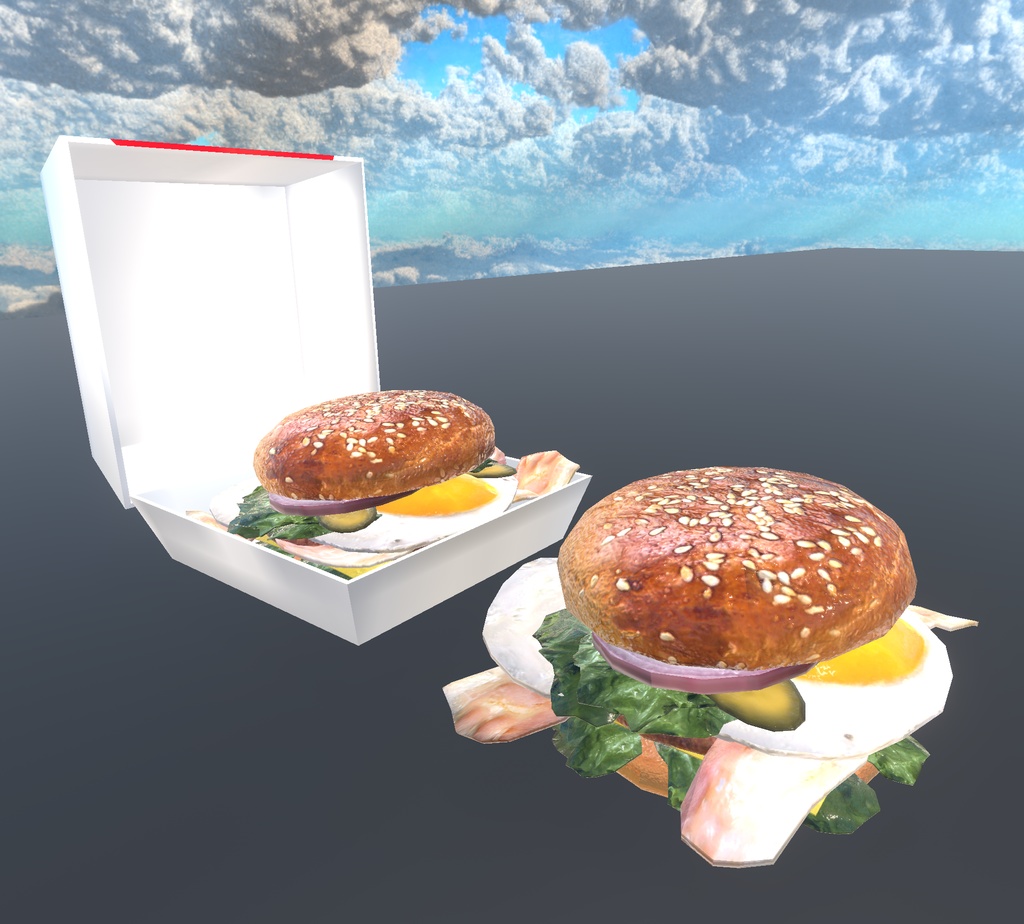 ハンバーガー屋さんごっこ（24点） - IKA 3DCG art studio - BOOTH