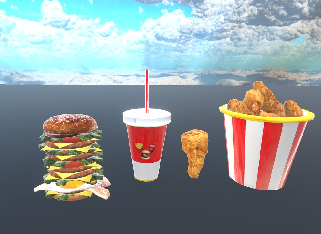 ハンバーガー屋さんごっこ(24点)