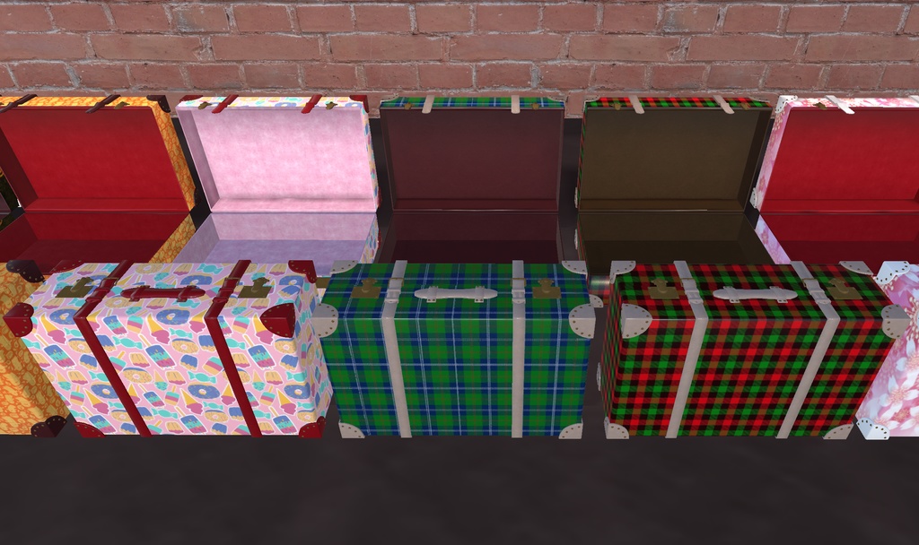 アンティークなトランクケース(63点)