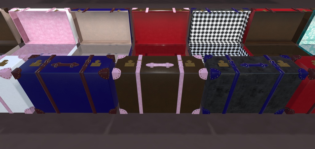 アンティークなトランクケース(63点)