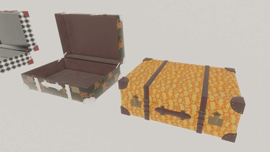 アンティークなトランクケース(63点)