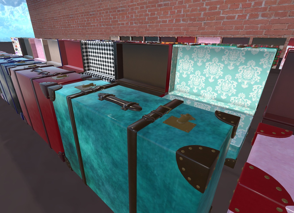 アンティークなトランクケース(63点)