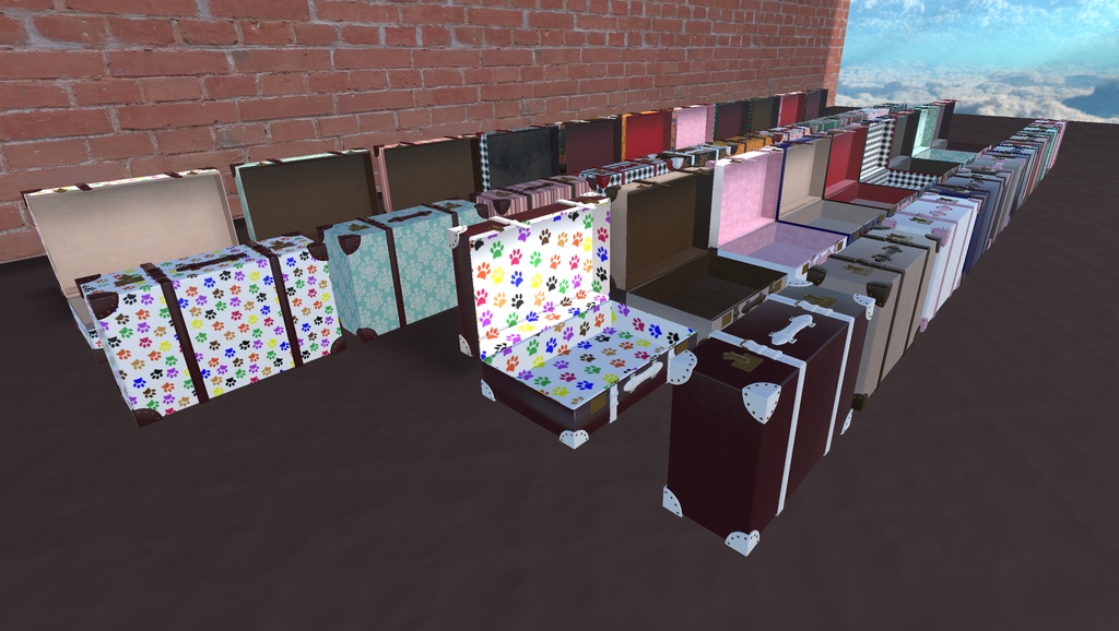 アンティークなトランクケース(63点)