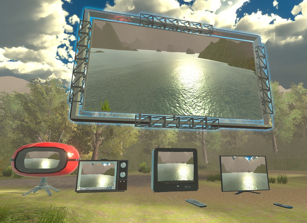 【VRChat想定】時代を生き抜くテレビたち