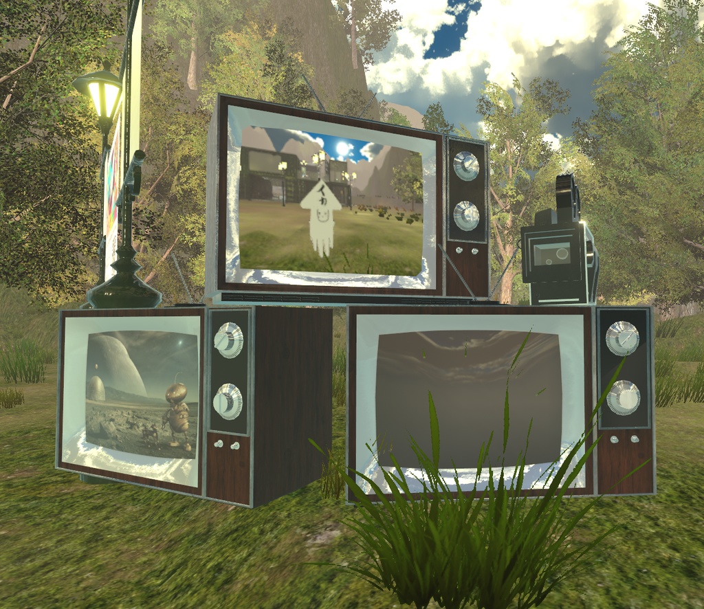 【VRChat想定】時代を生き抜くテレビたち