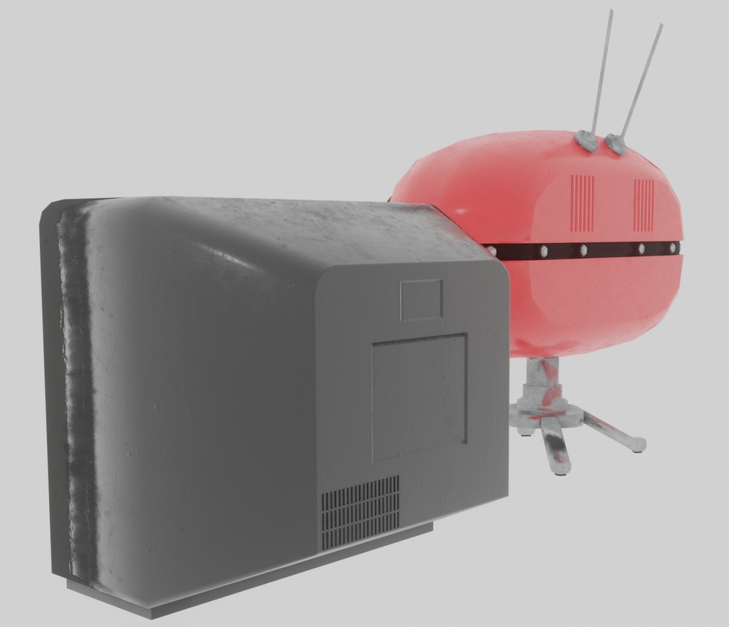 【VRChat想定】時代を生き抜くテレビたち