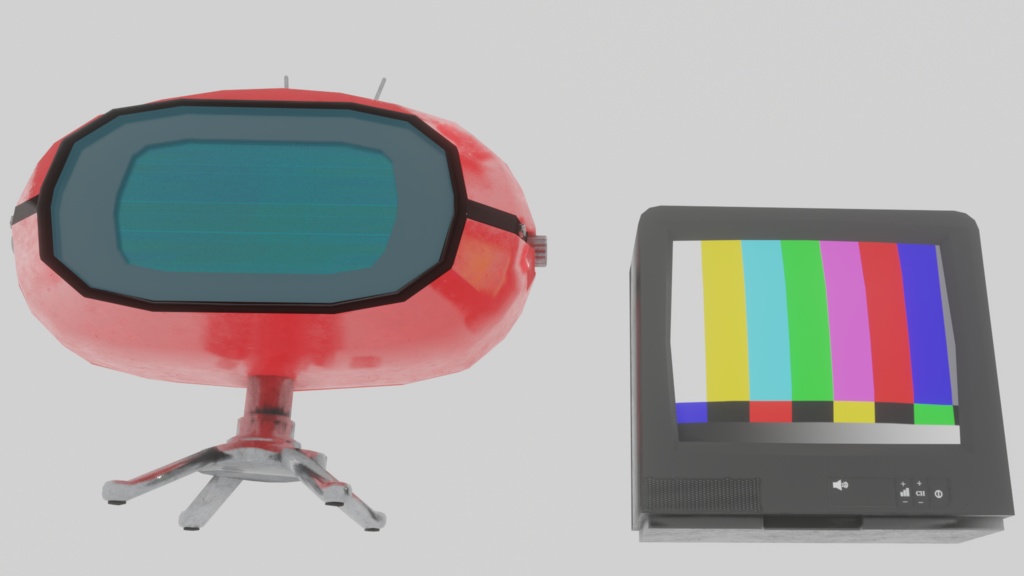 【VRChat想定】時代を生き抜くテレビたち